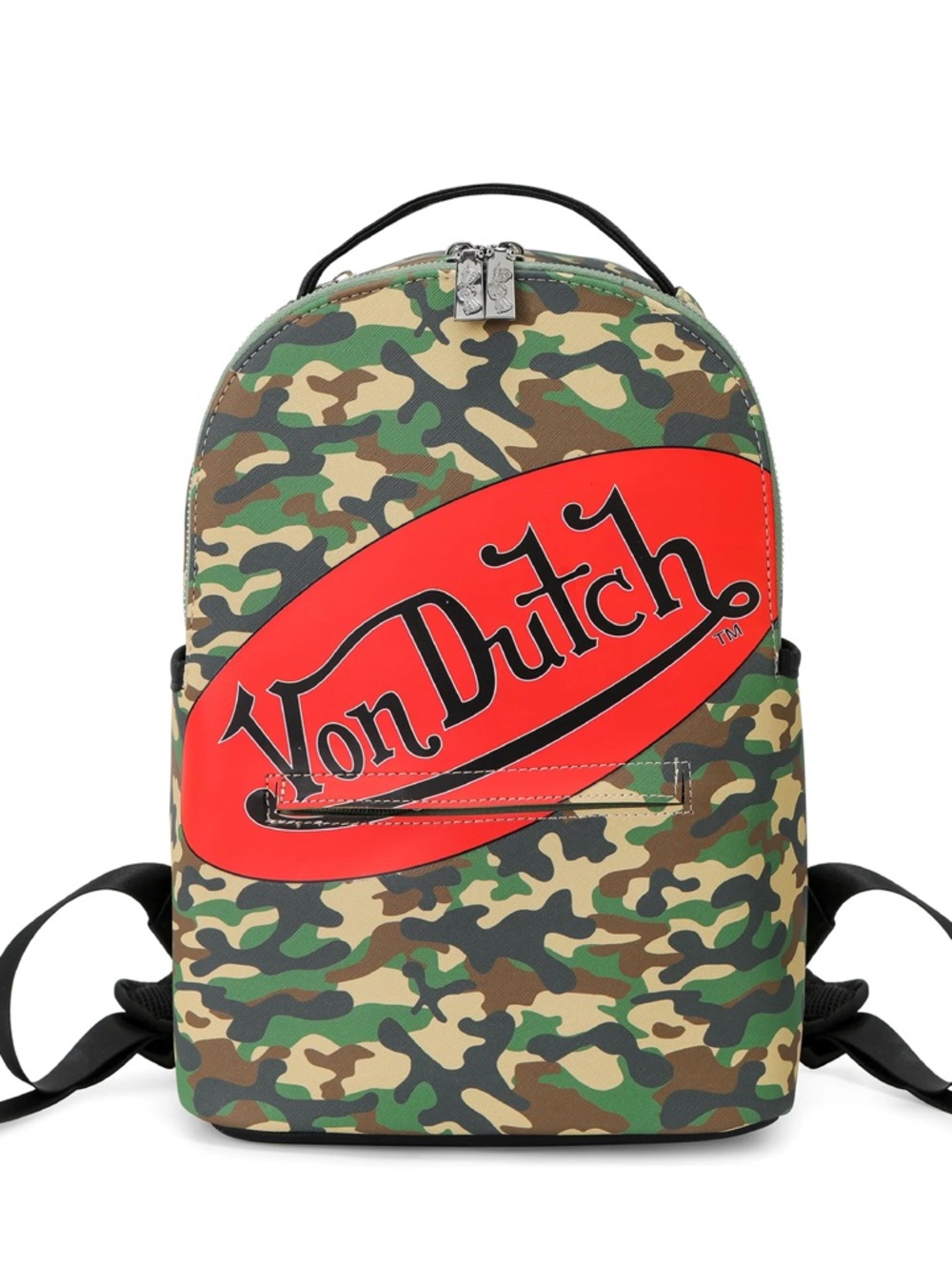 Von Dutch - Small Sized Green Camo Backpack
